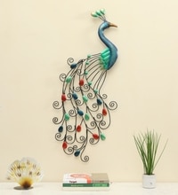 Asher Abstract Metal Wall Decor in Multicolor Set of 1