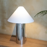 Helia Silver Handcrafted Tall Table Lamp