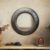 Petra Metal Mirror in MS Antique Finish