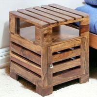 Harvey Side Table - Teak Finish