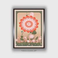Folk Canvas Wall Prints Canvas Wall Prints Set of 1 Multicolor Matte