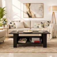 Spydercraft Gabriel Modern Coffee Table in Black Finish