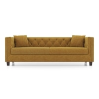 Windsor 3 Seater Fabric Sofa (Colour: Ochre)