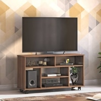 Ian Engineered Wood Free Standing TV Unit in Classic Walnut Finish