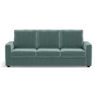Apollo Sofa Set (Colour : Dusty Turquoise Velvet, Cushion : Soft, Back Type : High Back, Seater : 3+2+1)