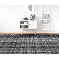 Natasha Charcoal Solid Hand-Tufted Wool 7.5X5 Feet Carpet