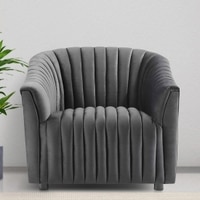 Camro Fabric Sofa (Grey)