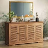 Tuscany Solid Wood Sideboard in Latin American Teak Finish