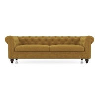 Winchester Essential 3 Seater Fabric Sofa In Ochre Colour