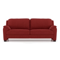 Farina Premium 3 Seater Fabric Sofa in Salsa Red Colour