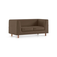 Rubik Essential 2 Seater Fabric Sofa in Mocha Colour