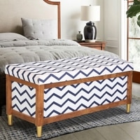 Harper Trunk Zig Zag Blue Stripes