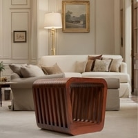 Roset Series Bedside Table in Walnut Finish