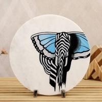 Colin Multicolor Marble Figurine