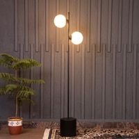 Eclipse 2 Glass Ball Floor Lamp By Shoppeefry
