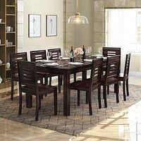 Arabia XXL 8 Seater Dining Table In Mahogany Finish