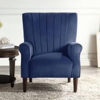 Maxo Accent Chair in Blue Colour