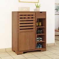 Madden Shoe Cabinet Finish Amber Walnut