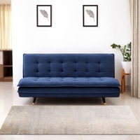 Hudson 3 Seater Sofa Cum Bed In Blue Colour