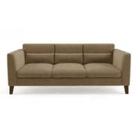 Lewis Sofa Set (Colour : Fawn Velvet, Cushion : Soft, Seater : 3+2+1)