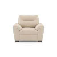 Adelaide Premium 1 Seater Fabric Sofa in Birch Beige Colour