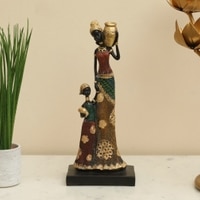 Myat Polyresin Figurine in Gray Colour