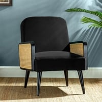 Haden Ratan Accent Chair in Black Colour