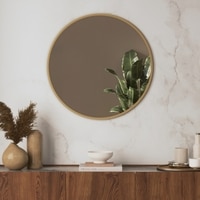 Circa Mirror In Gold Finish