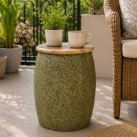 Flowlar Metal Side Table in Gold Finish