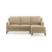 Abbey Sectional Sofa (Colour : Sandshell Beige, Cushion : Soft, Seater : Right Aligned 2 Seater + Right Aligned Chaise)