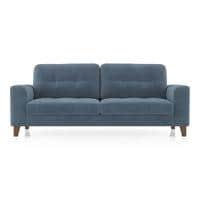 Verona Essential 3 Seater Fabric Sofa In Ocean Weave