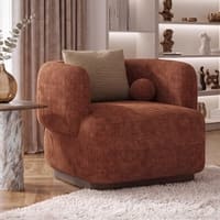 Cleo Lounge chair in Aubun Corduroy
