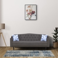 Pacific 3 Seater Sofa Cum Bed In Grey Colour