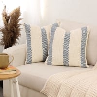 Shivalik Set Of 2 Cushion Covers With Dark Blue Colour