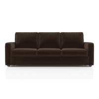 Apollo 3 Seater Fabric Sofa in Dark Earth Colour
