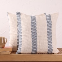 Shivalik Set Of 2 Cushion Covers With Dark Blue Colour