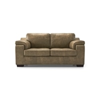 Trissino 2 Seater Luxury Italian Leather Sofa In Antique Moss