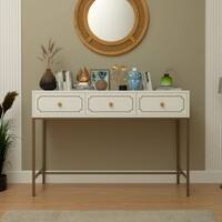 Nextstep Lexus Console Table White