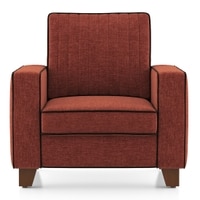 Apollo Neo High Back Sofa (Colour : Dark Coral, Seating Capacity : 1 Seater, Cushion Type : Soft, Back Height : High Back)