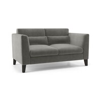 Lewis Sofa Set (Colour : Ash Grey Velvet, Cushion : Hard, Seater : 2+1+1)