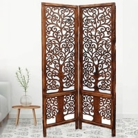 Betsy Solid Wood 4 Panel Room Divider
