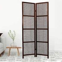 Orna Solid Wood 4 Panel Room Divider