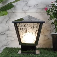 Eliante Chrome Iron Gate Light With B22 Holder In Chrome Colour