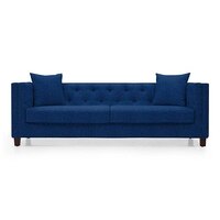 Windsor Sofa Set (Colour: Cobalt Blue, Seater: 3+2+1)