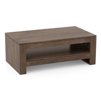 Epsilon Solid Wood Coffee Table In Danish Walnut Finish