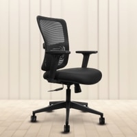 Ignis Mid Back Mesh Office Chair in Black Colour