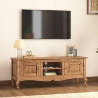 Taahira Tv Unit in Natural Teak finish