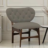Twilight Grey Fabric Accent Chair