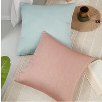 Set Of 2 Jacquard Square Cushion Covers