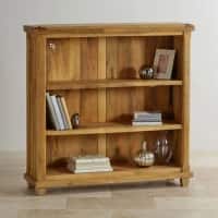 Devi Solid Wood Open Bookshelf in Mango Natural